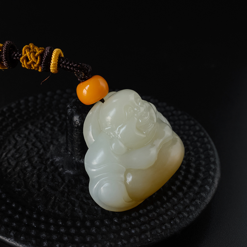 弥勒佛吊坠-红掌柜