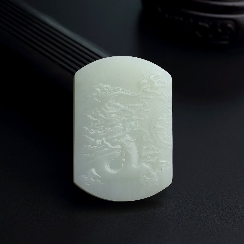 和田玉龙牌-红掌柜