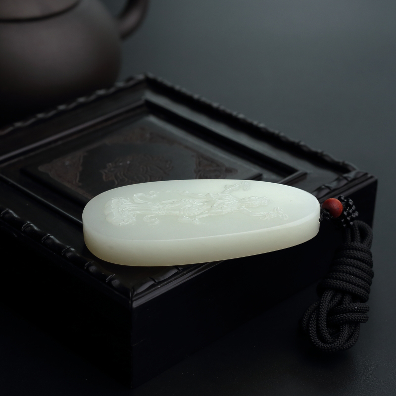 和田玉挂件-红掌柜