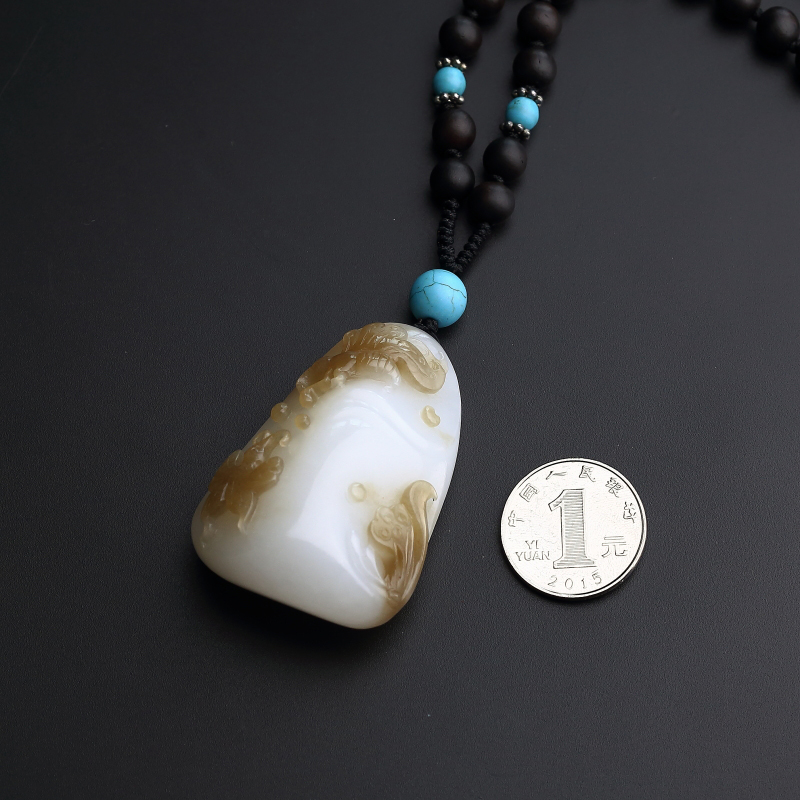 新疆和田玉吊坠-红掌柜