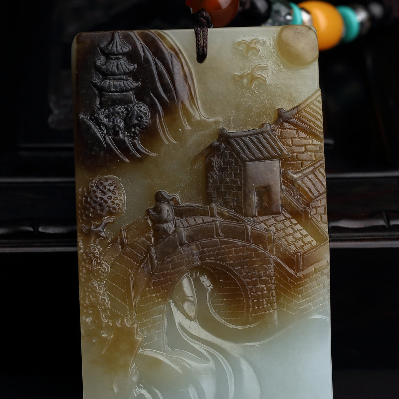 带皮和田玉-红掌柜