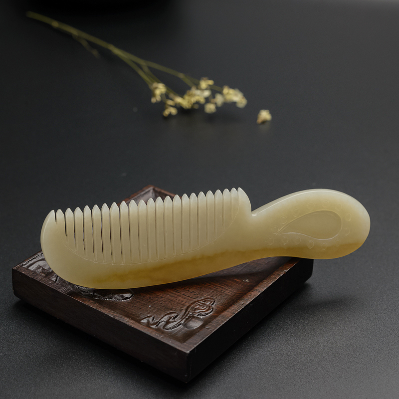 新疆和田玉梳子-红掌柜