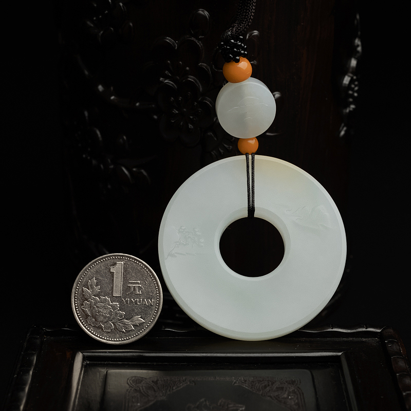 和田玉平安扣 - 红掌柜