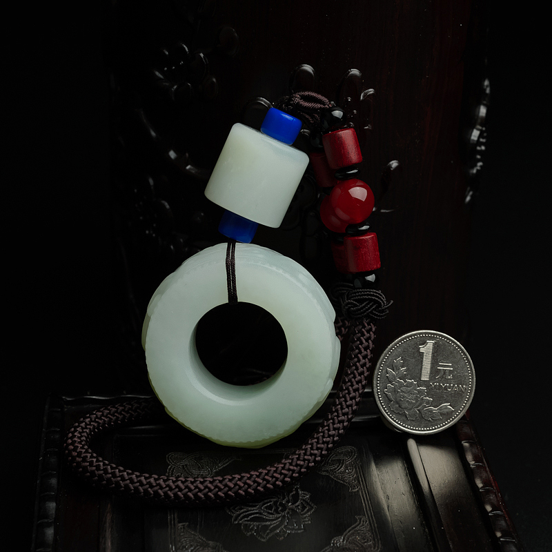 新疆和田玉挂坠 - 红掌柜