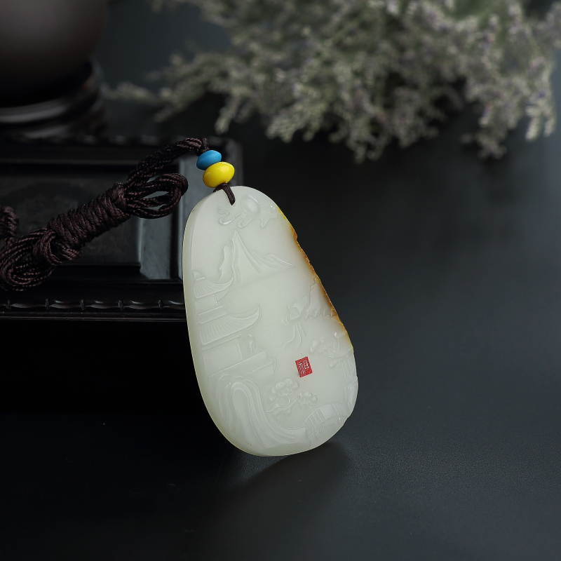 山水吊坠-红掌柜