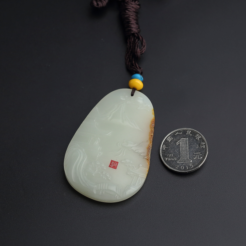 天然新疆和田玉-红掌柜