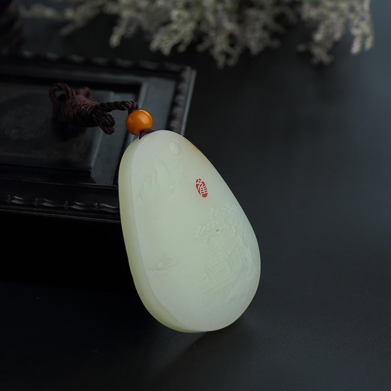 山水吊坠-红掌柜