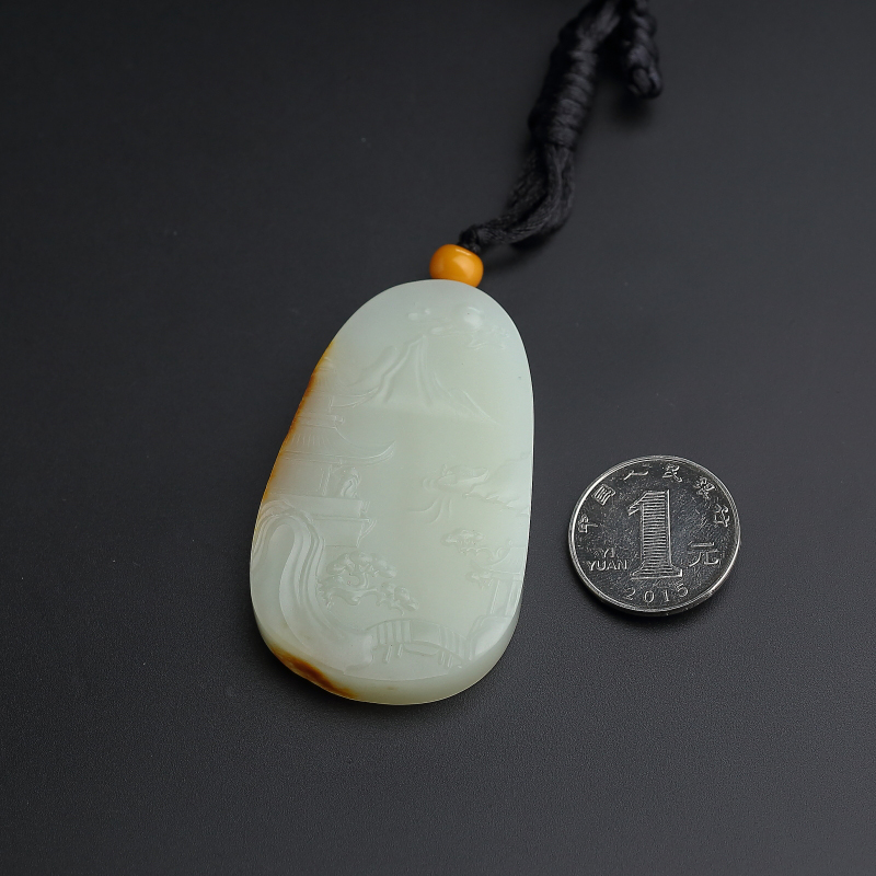 天然新疆和田玉-红掌柜