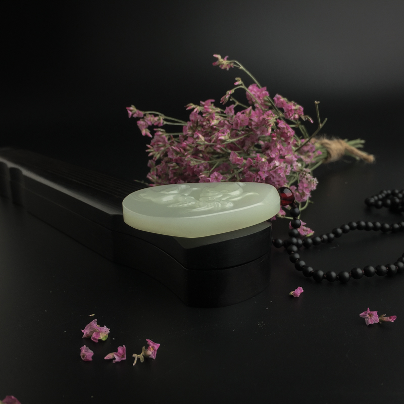 新疆和田玉吊坠 - 红掌柜