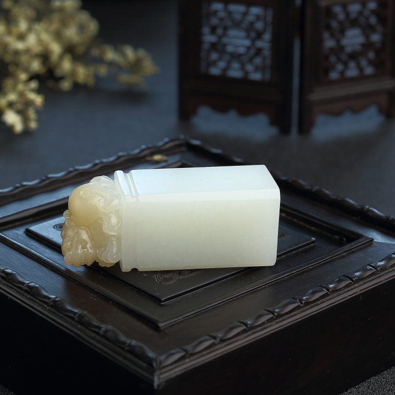 和田玉貔貅印章 - 红掌柜