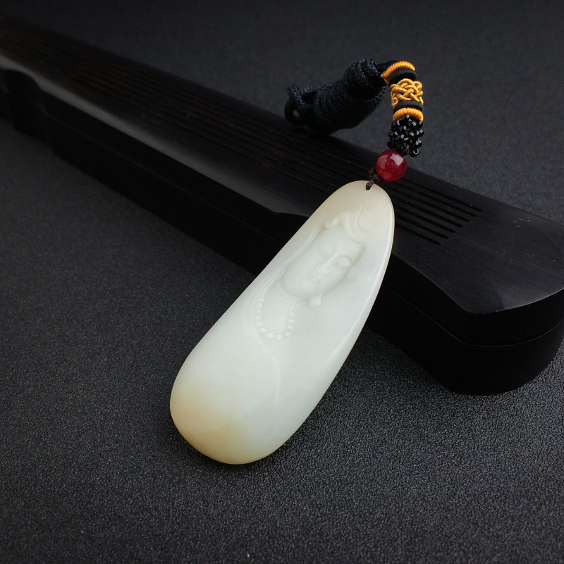 和田玉吊坠 - 红掌柜