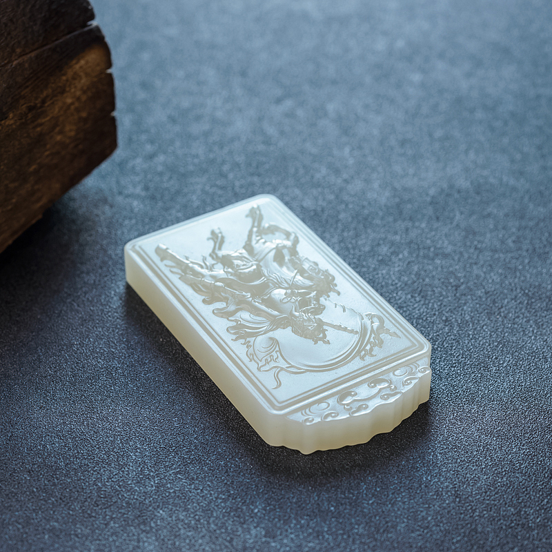 新疆和田玉吊坠 - 红掌柜