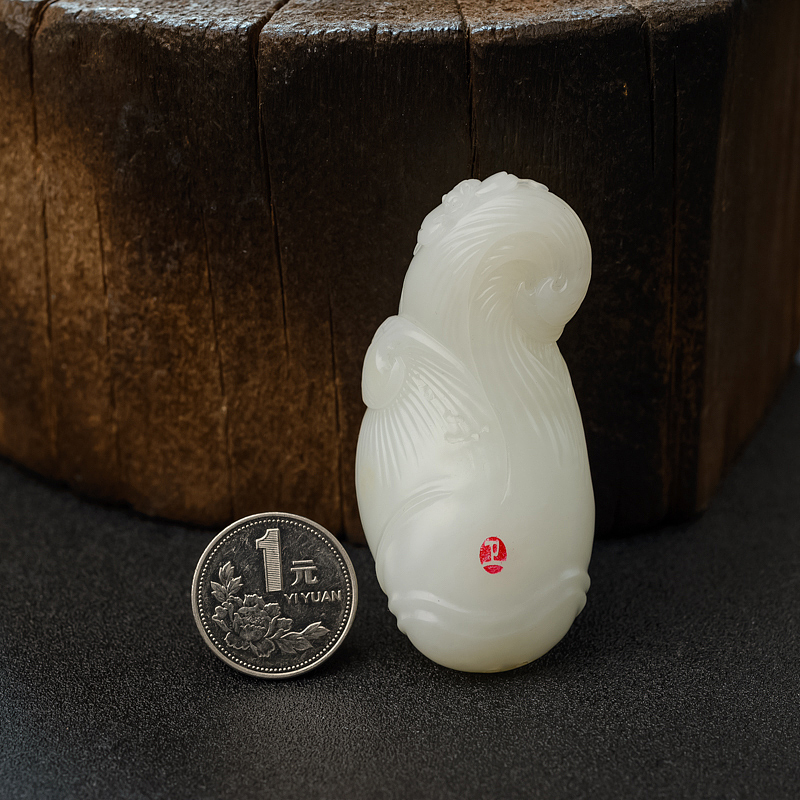 新疆和田玉手把件 - 红掌柜