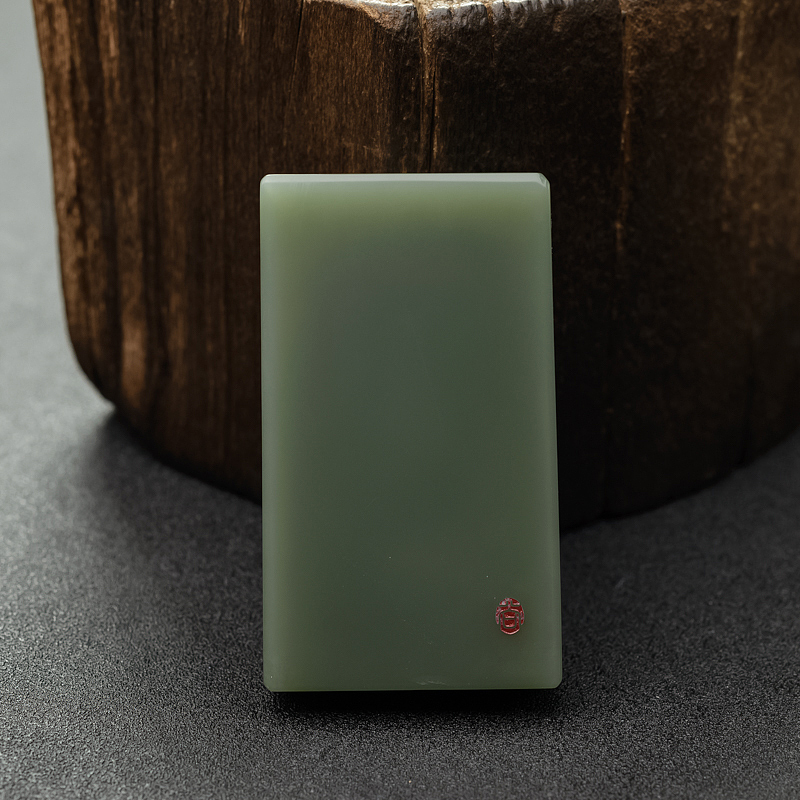 和田玉山水意境吊坠 - 红掌柜