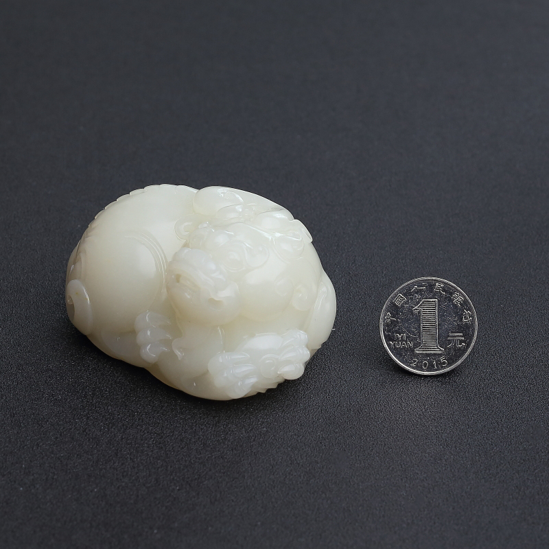 新疆和田玉摆件 - 红掌柜