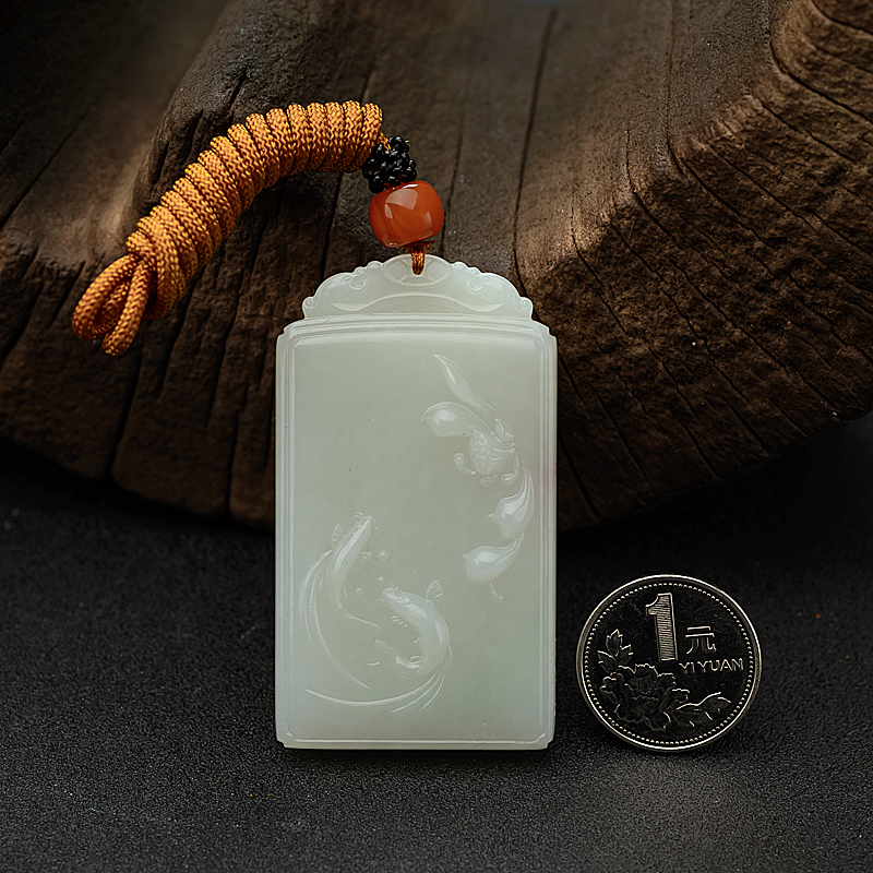 和田玉吊坠 - 红掌柜