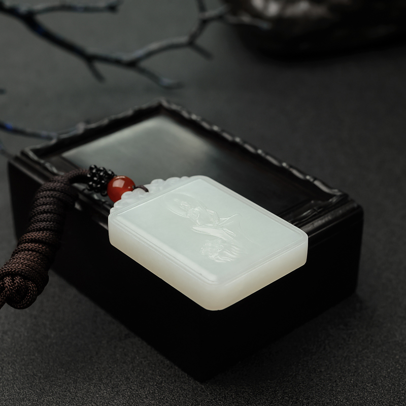 羊脂白吊坠-红掌柜