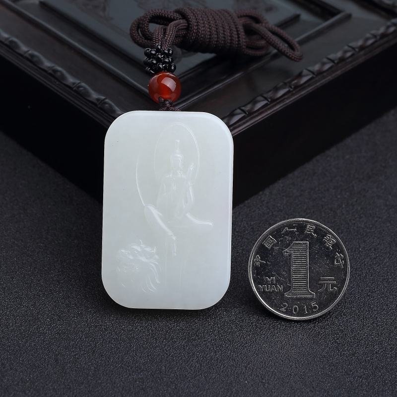 天然新疆和田白玉-红掌柜