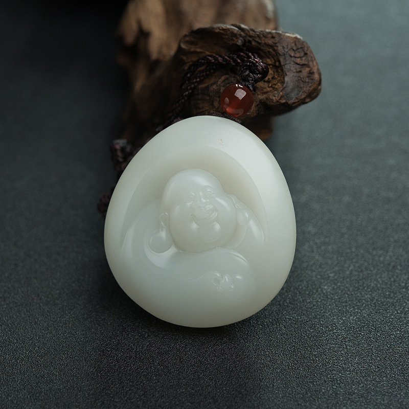 山料和田玉佛吊坠-红掌柜