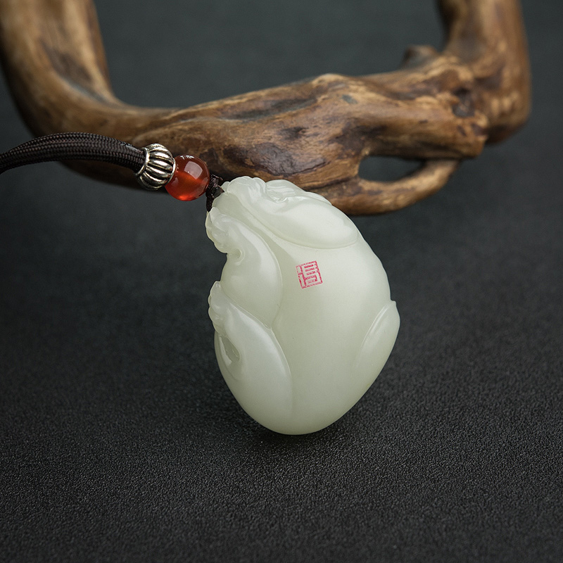 和田玉貔貅吊坠-红掌柜