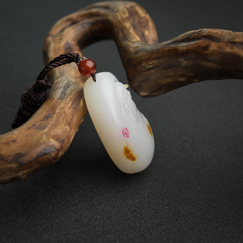 和田玉弥勒佛吊坠