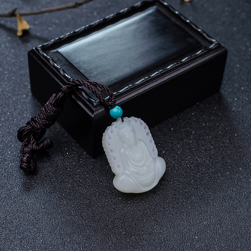 山料和田玉佛吊坠-红掌柜