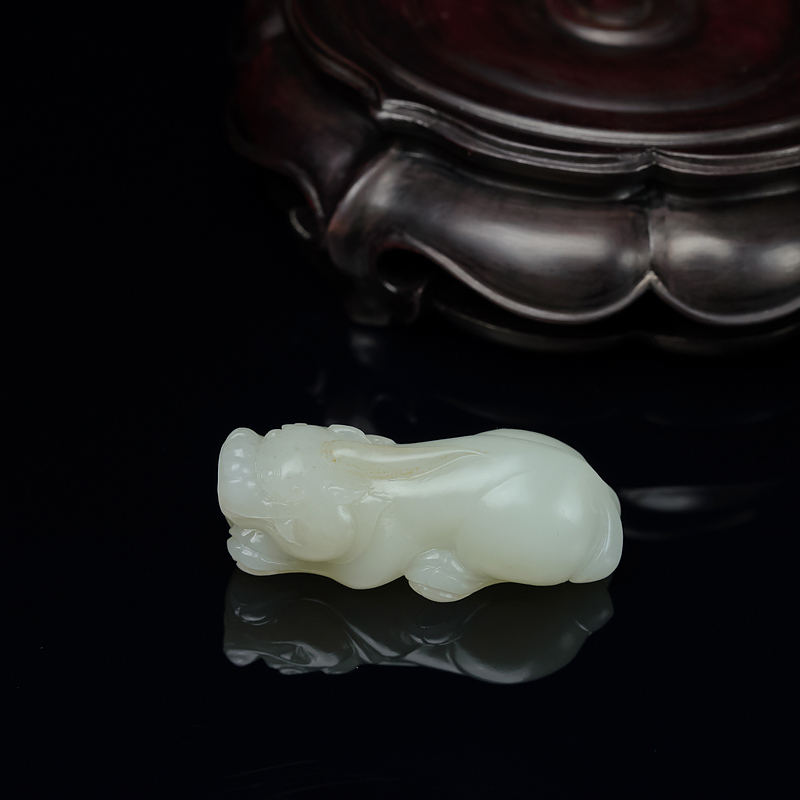 和田白玉貔貅-红掌柜