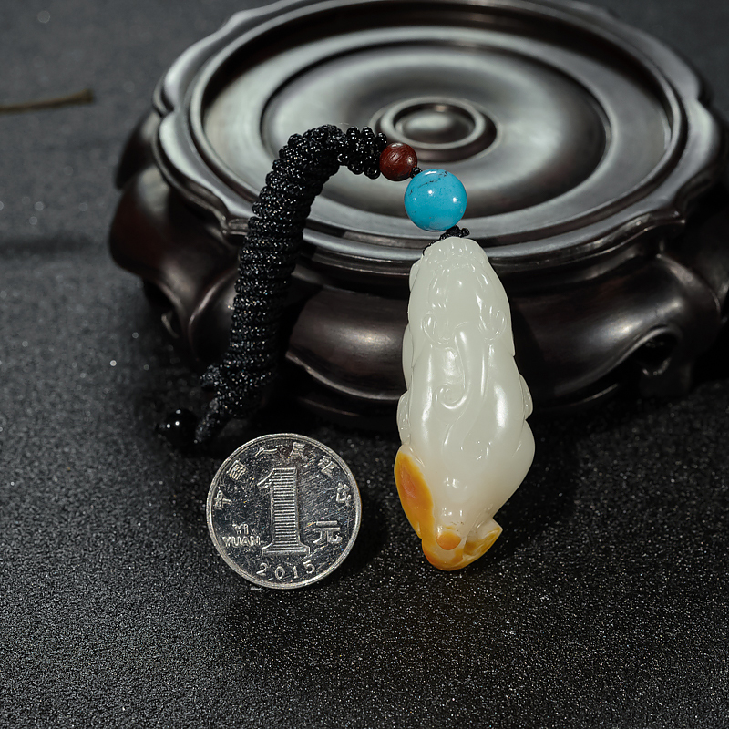 和田玉貔貅吊坠-红掌柜