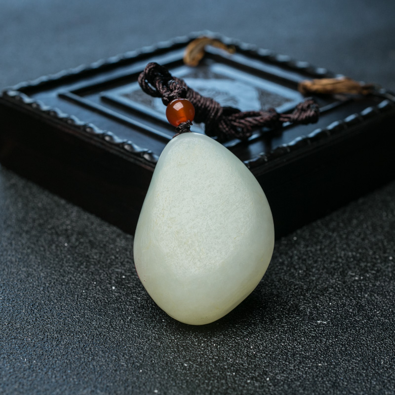 和田玉连年有余吊坠-红掌柜