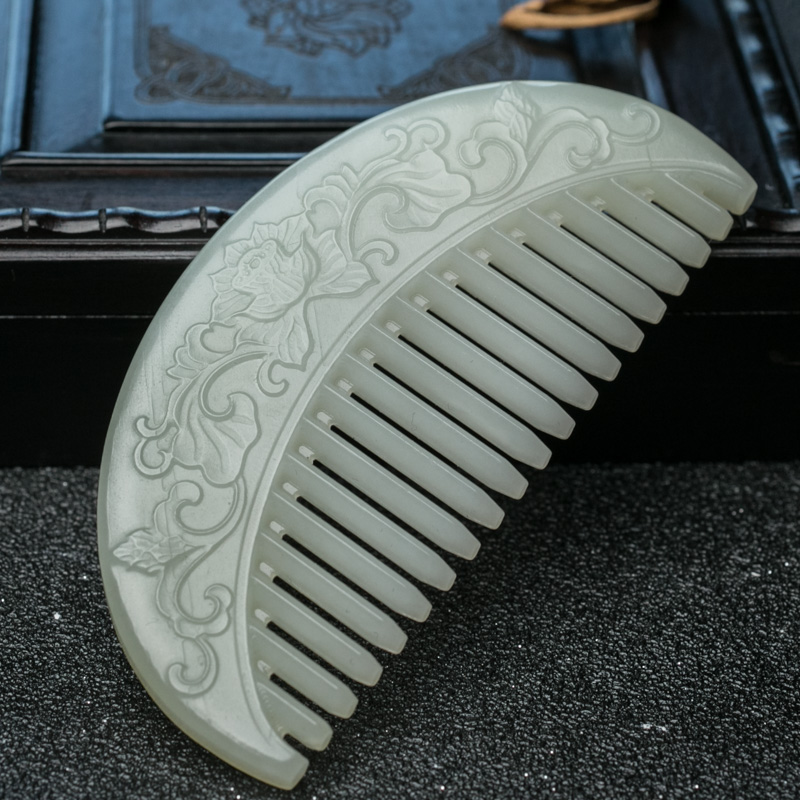 山料和田青玉梳子-红掌柜