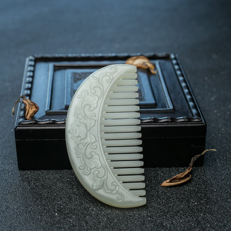 和田青玉梳子-红掌柜