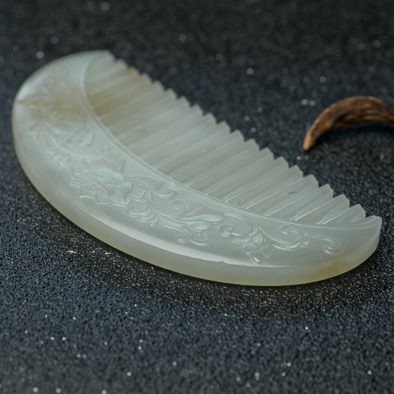 天然和田玉梳子-红掌柜