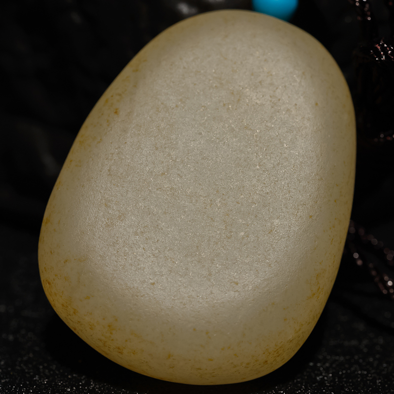 俄罗斯和田玉观音吊坠-红掌柜