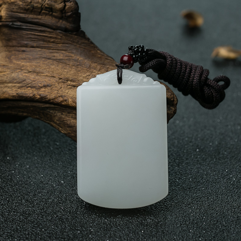 和田玉连年有余吊坠-红掌柜