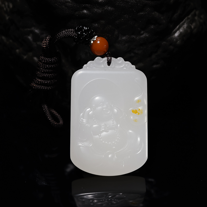 和田玉吊坠-红掌柜