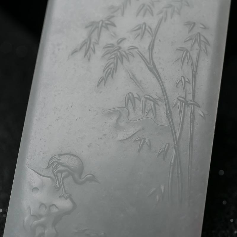 天然和田玉山水意境吊坠-红掌柜