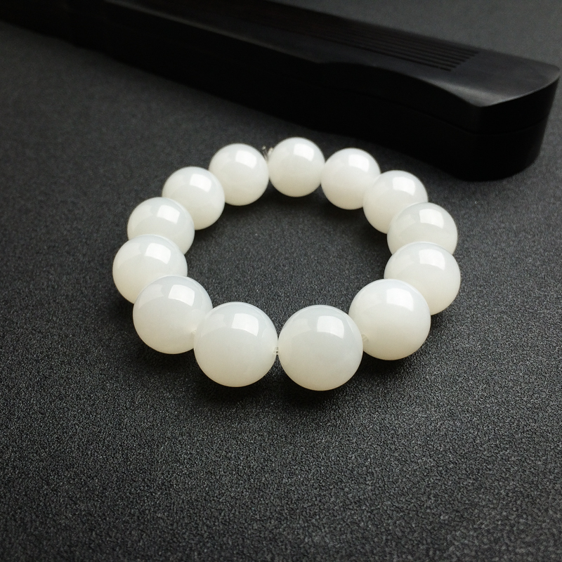 天然和田白玉手串 - 红掌柜