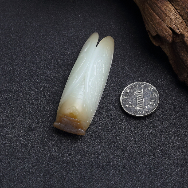 俄料和田玉一鸣惊人吊坠 - 红掌柜