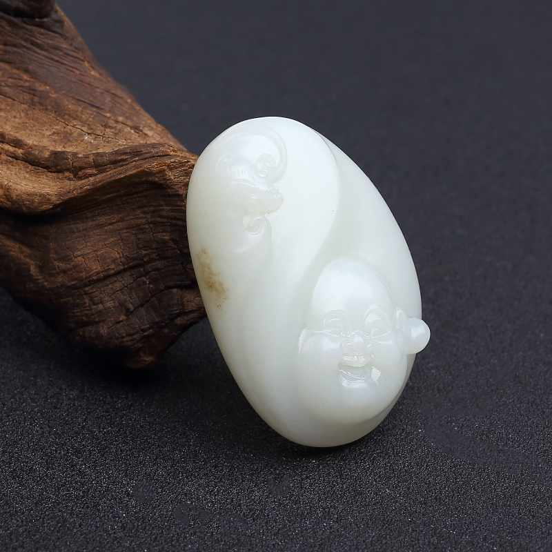 白玉佛吊坠-红掌柜