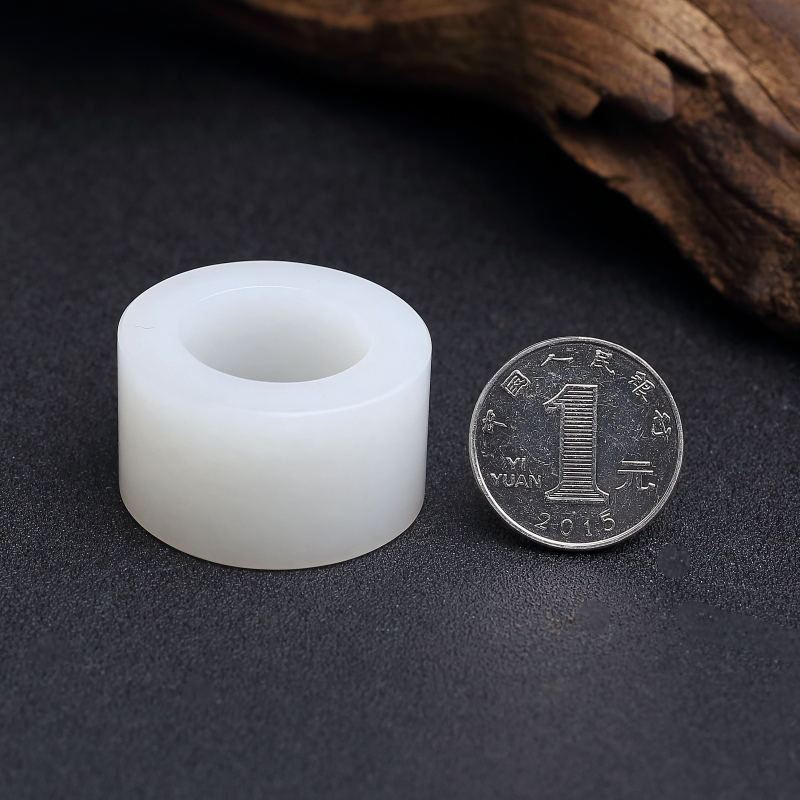 29.5#俄料白玉山料扳指-红掌柜