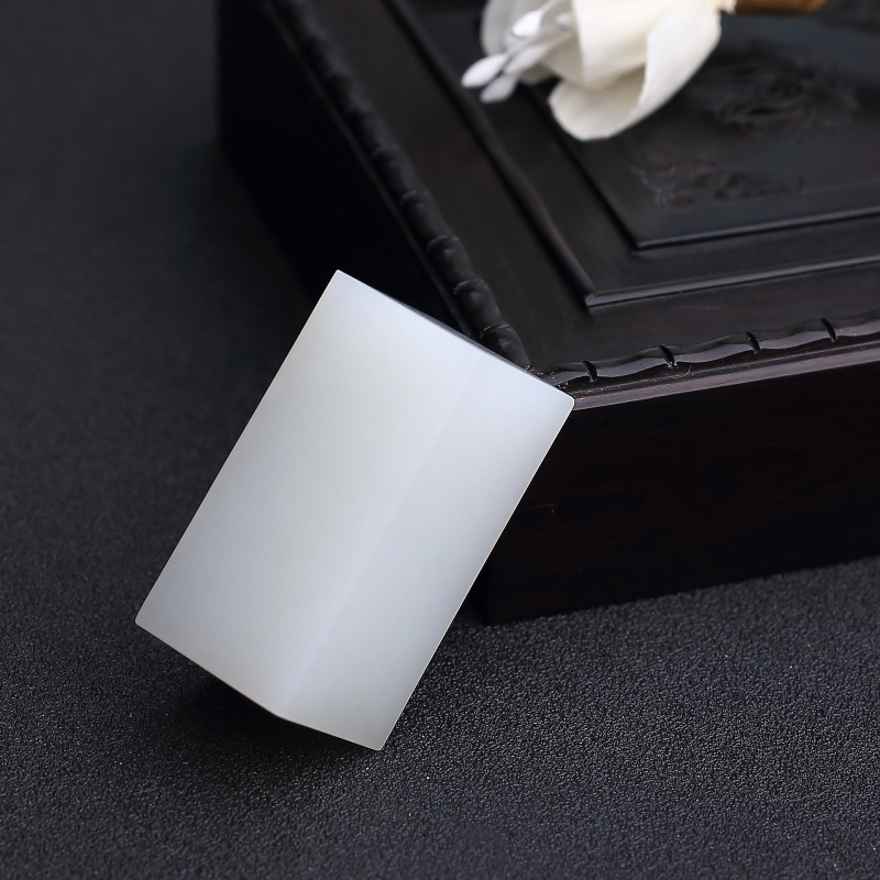 白玉印章-红掌柜