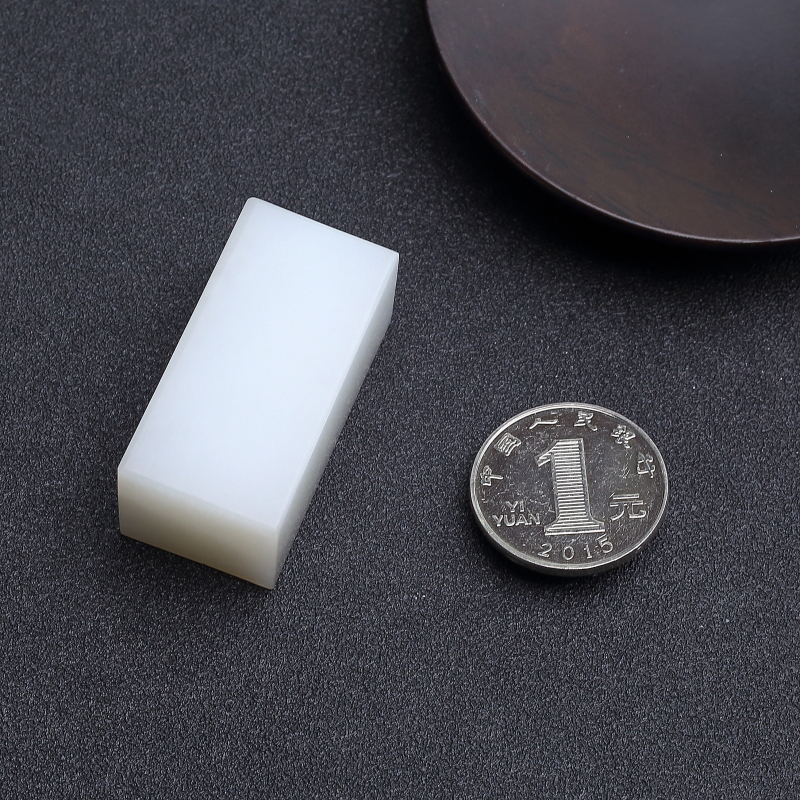 天然俄料白玉印章-红掌柜