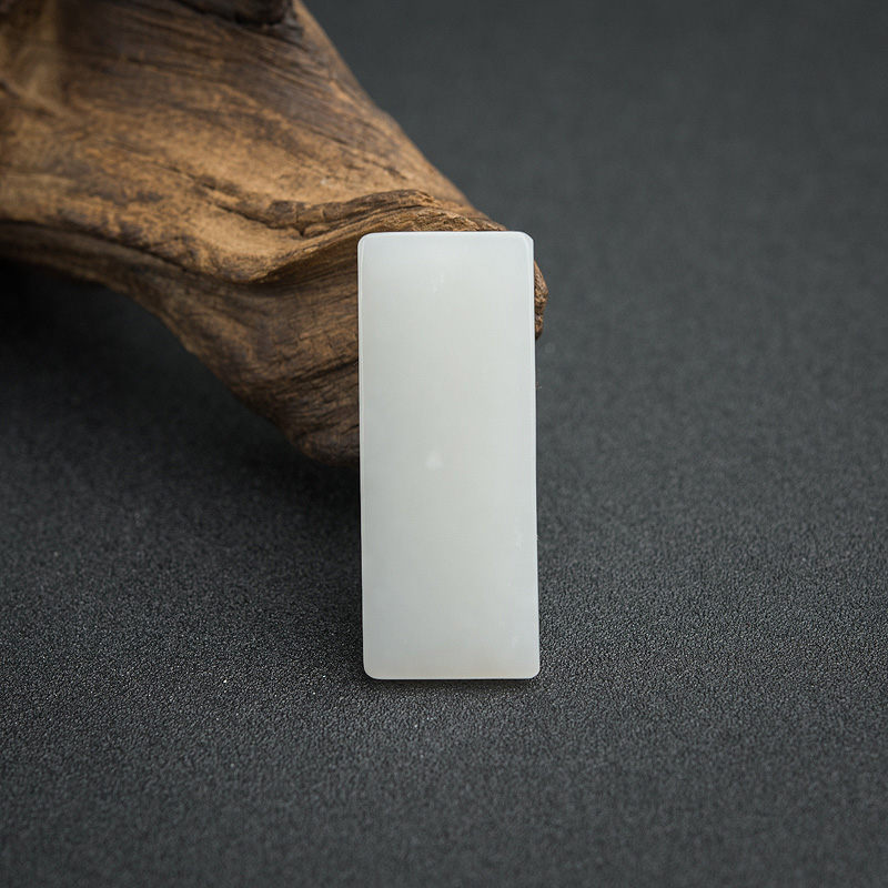 和田白金蟾吐珠吊坠 - 红掌柜