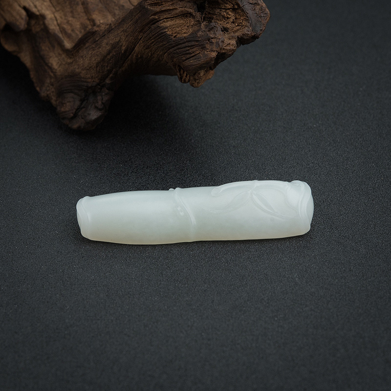 山料白玉吊坠-红掌柜