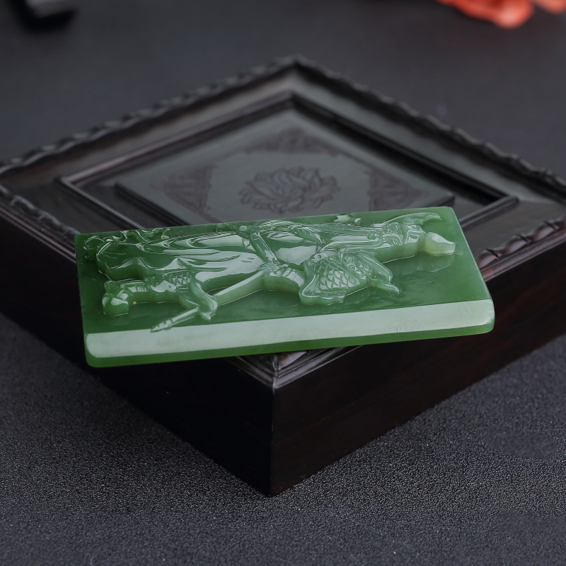 俄料碧玉山料-红掌柜