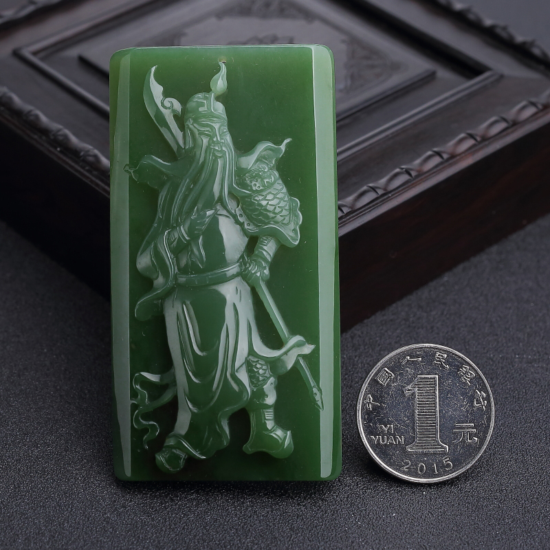 和田碧玉山料-红掌柜