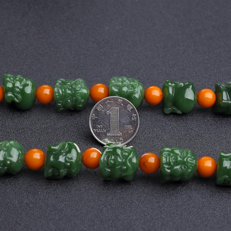 和田碧玉山料-红掌柜