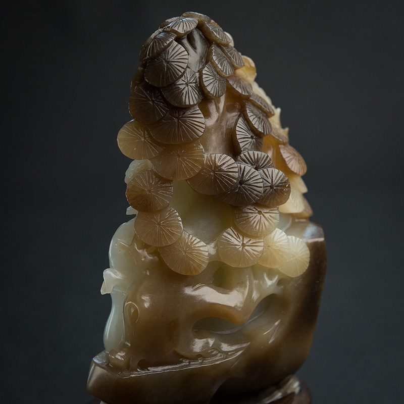 和田玉观音摆件-红掌柜