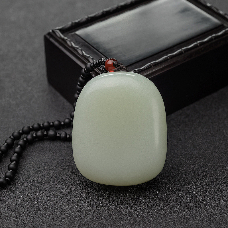 和田玉长寿龟吊坠 - 红掌柜