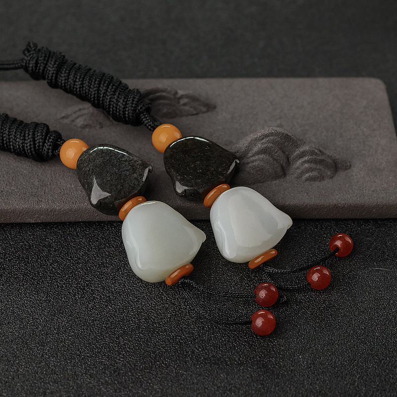 山料和田玉佛头-红掌柜